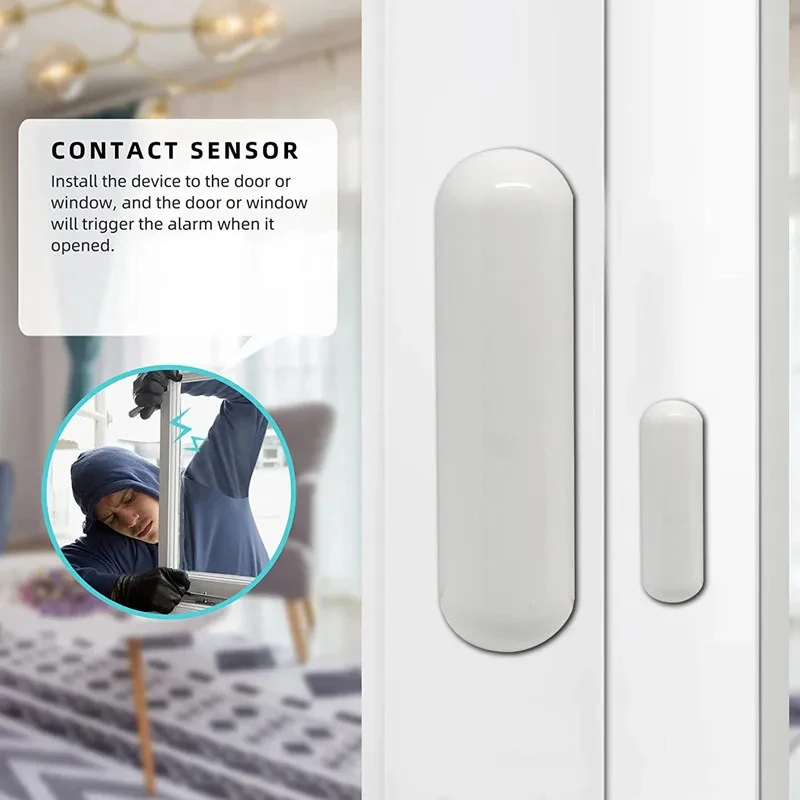 Tuya  Zigbee Door Window Magnetic SensorWireless Mini Connection Smart Home Wireless Door Detectors Magnetic Automation