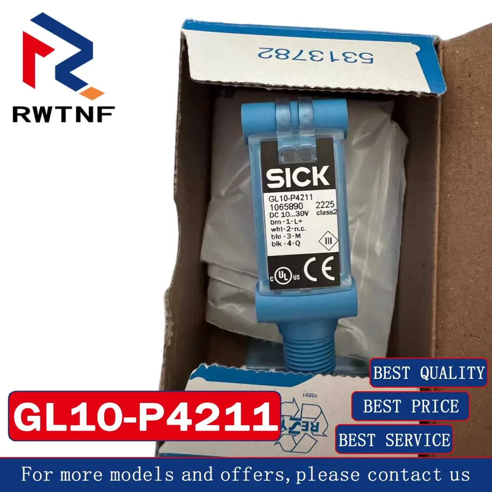 Brand New Genuine GL10-P4211 SICK Photoelectric Switch Sensor, 100% Original Warehouse Stock