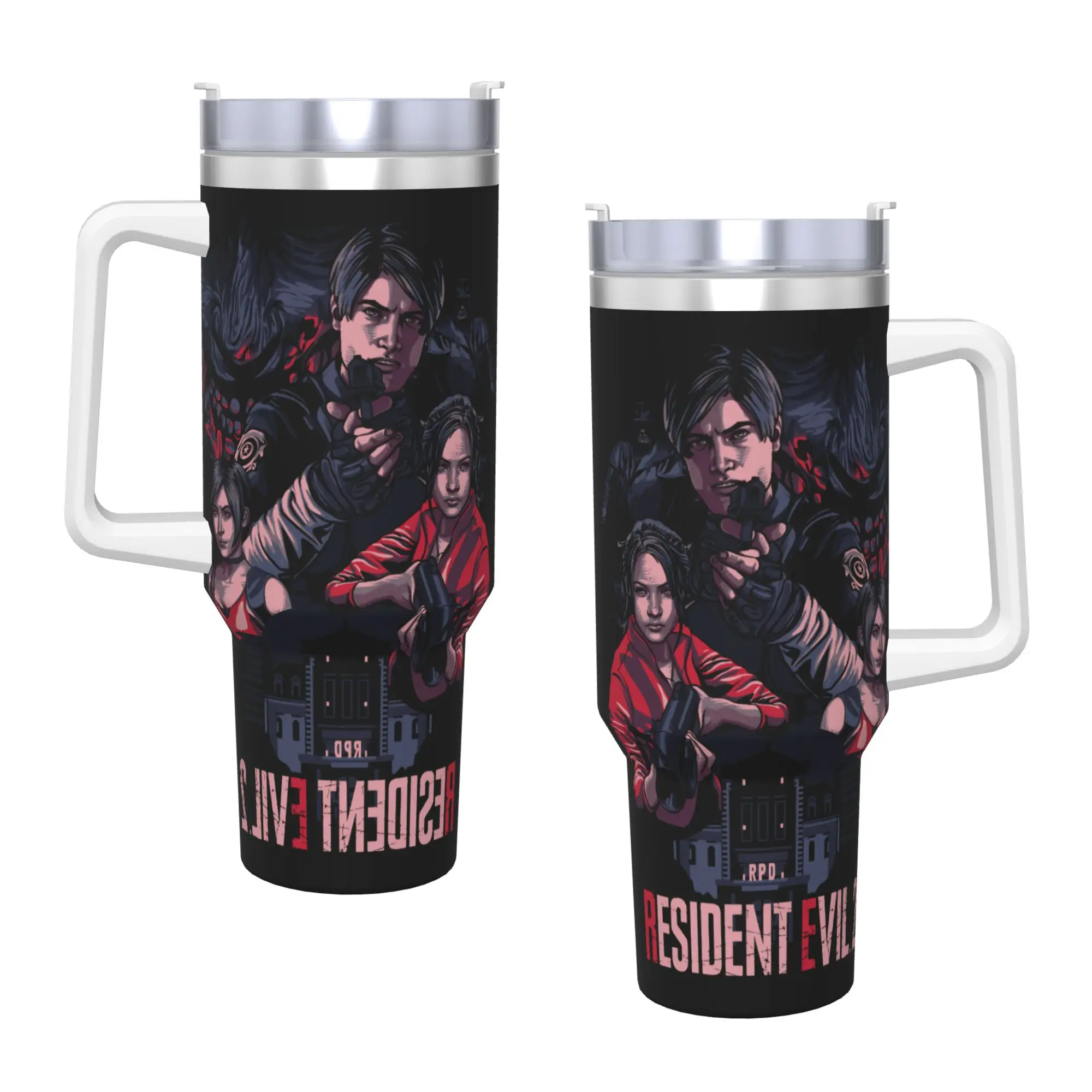 Stainless Steel Tumbler Resident Evils  Thermal Cups  Insulated Cold and Hot Mugs Cup Camping Custom Water Bottle