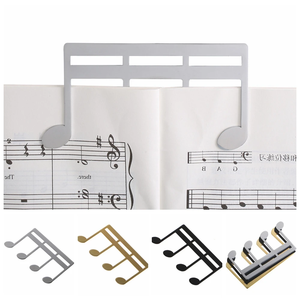 Stationery Music Note Sheet Metal Sheet Metal Music Note Music Book Metal Clip Book Clips Page Holder