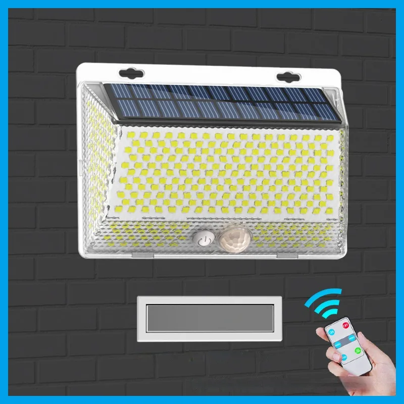 Magnetic LED Solar Light Human Motion Sensor IP65 Waterproof Outdoor Automatic Lighting Garden Street Light Security Lighting