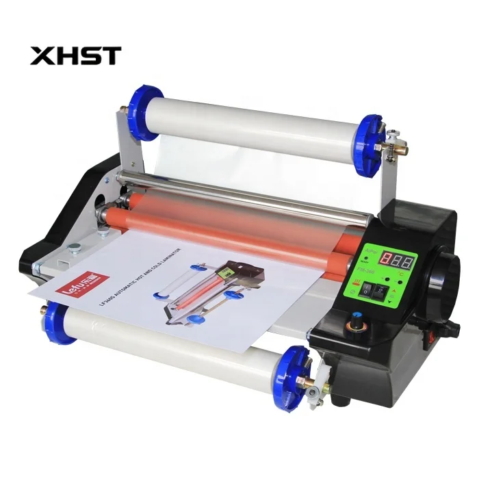 

Пневматический автоматический ламинатор двусторонней ламинации (горячий/холодный) LF360S A3 350 мм с кейсом | 0-200C Для фотографий и документов на удостоверениях личности