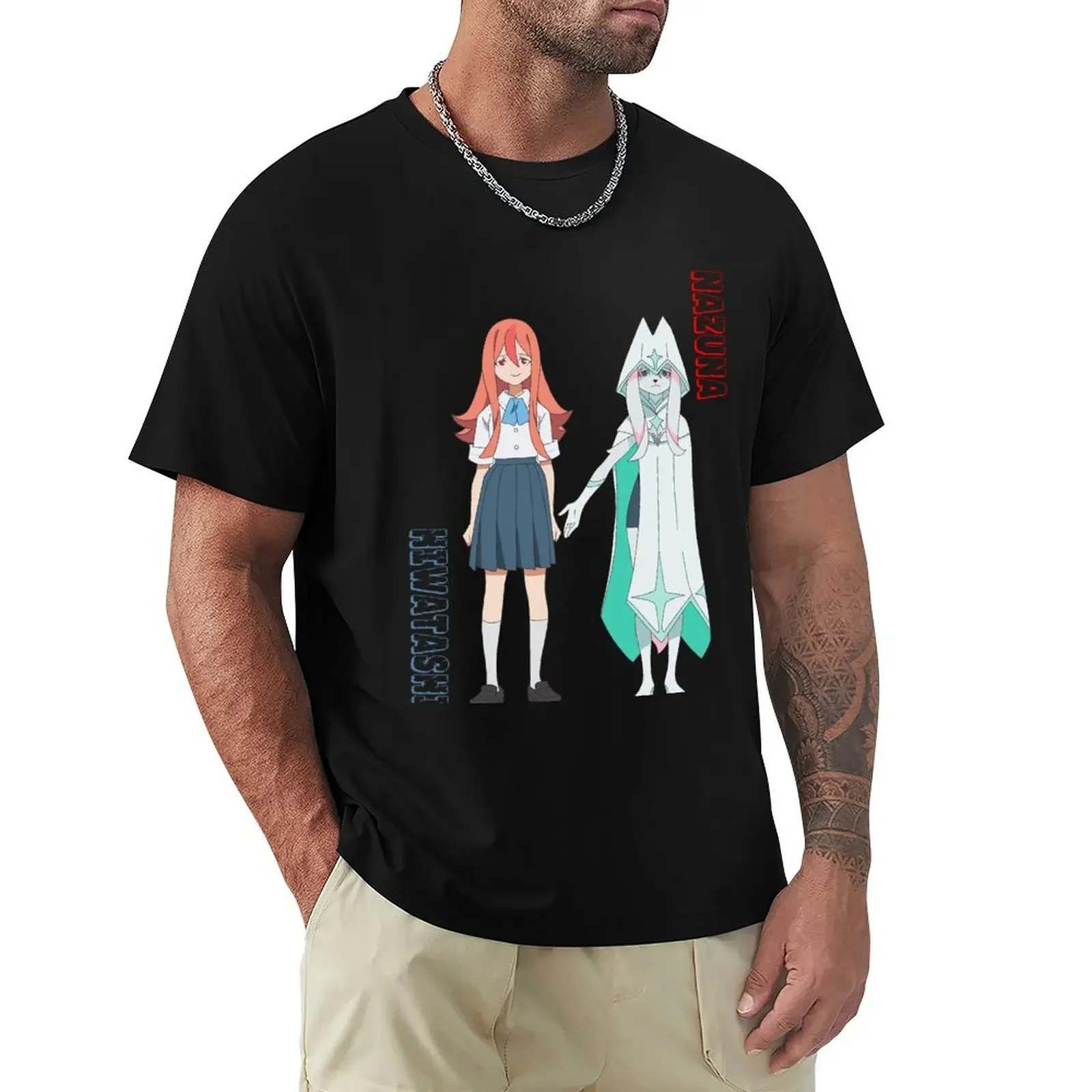 hiwatashi T-Shirt plus size clothes graphic t shirts mens vintage t shirts