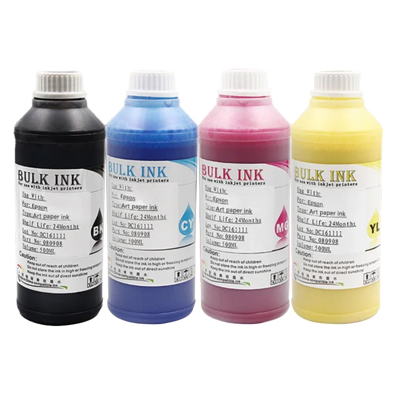 500 ML/botella de tinta de tinte Universal para impresora de inyección de tinta Canon PFI-101 102 107 701 703 706 707 1401 1411 IPF-670 680 685 770 780 785