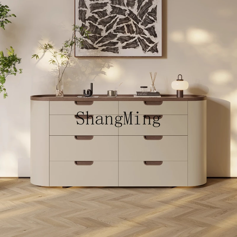 

SM minimalist premium sense chest retro simple living room bedroom bedside locker new