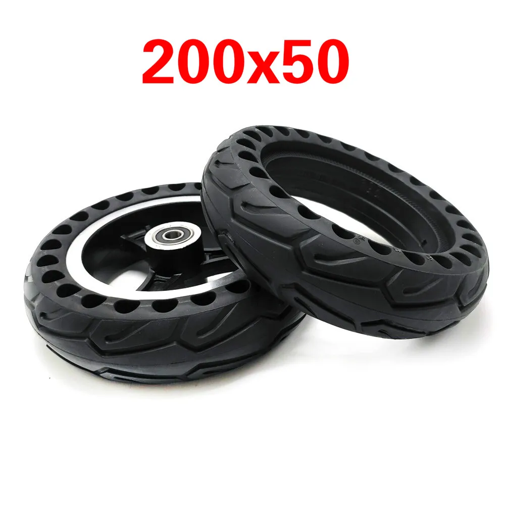 200x50 Solid Tyre with Alloy Hub 8 Inch Wheel Tire for Gas Electric Scooter Vehicle Mobility  Accessories