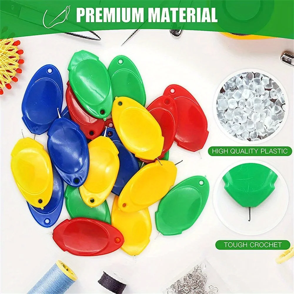 10 قطع من ماكينة لولبة الخيوط الأوتوماتيكية مع صندوق تخزين - ألوان مختلطة، خياطة يدوية، صناعة الماس، صناعة المجوهرات #4