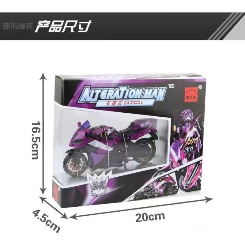 Transformowane Zabawki Figurki Akcji Alcy Robot Motocykl Ruchomy Robot Oryginalne Opakowanie Model Ozdoby Kolekcja Prezenty