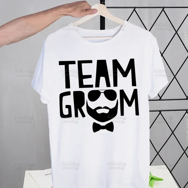 

Мужская футболка Team Groon Single Party Harajuku, унисекс, футболка с короткими рукавами и принтом, повседневная футболка, мужские уличные топы