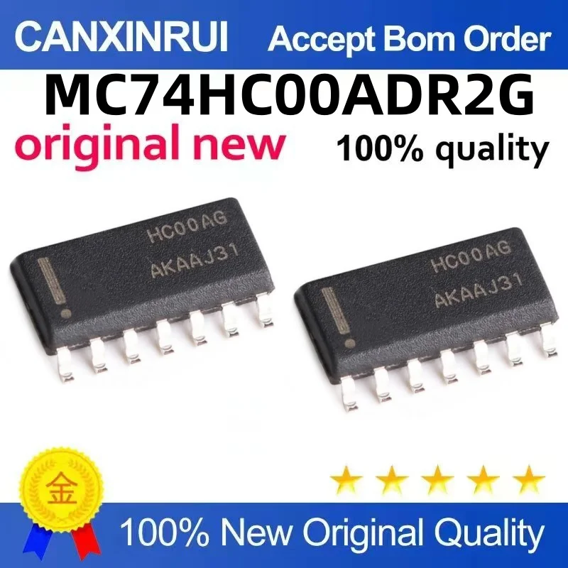 (10-300piezas)MC74HC00ADR2G silk print HC00AG logic chip SOP-14 original
