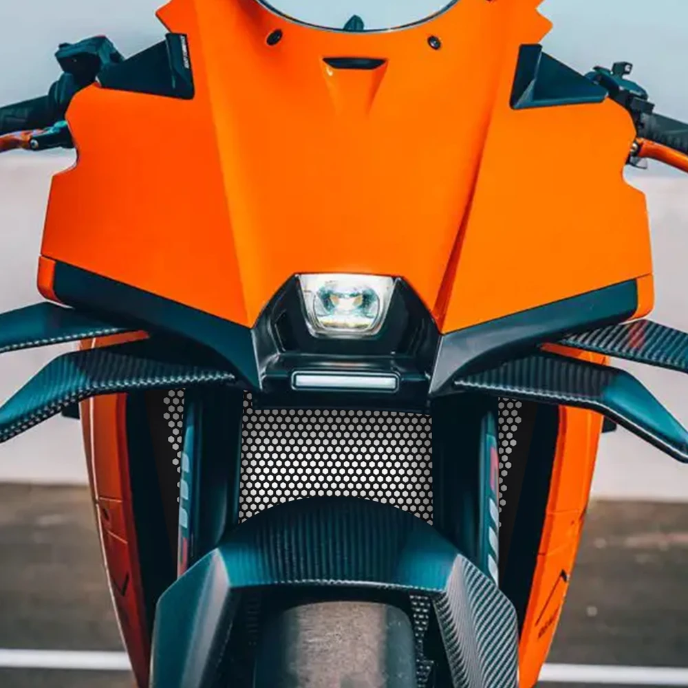 For KTM 990 RC R 2026 990 RC R Track 2026- Motorcycle Radiator Guard Grille Protective Cover Heat dissipation network protection view 2