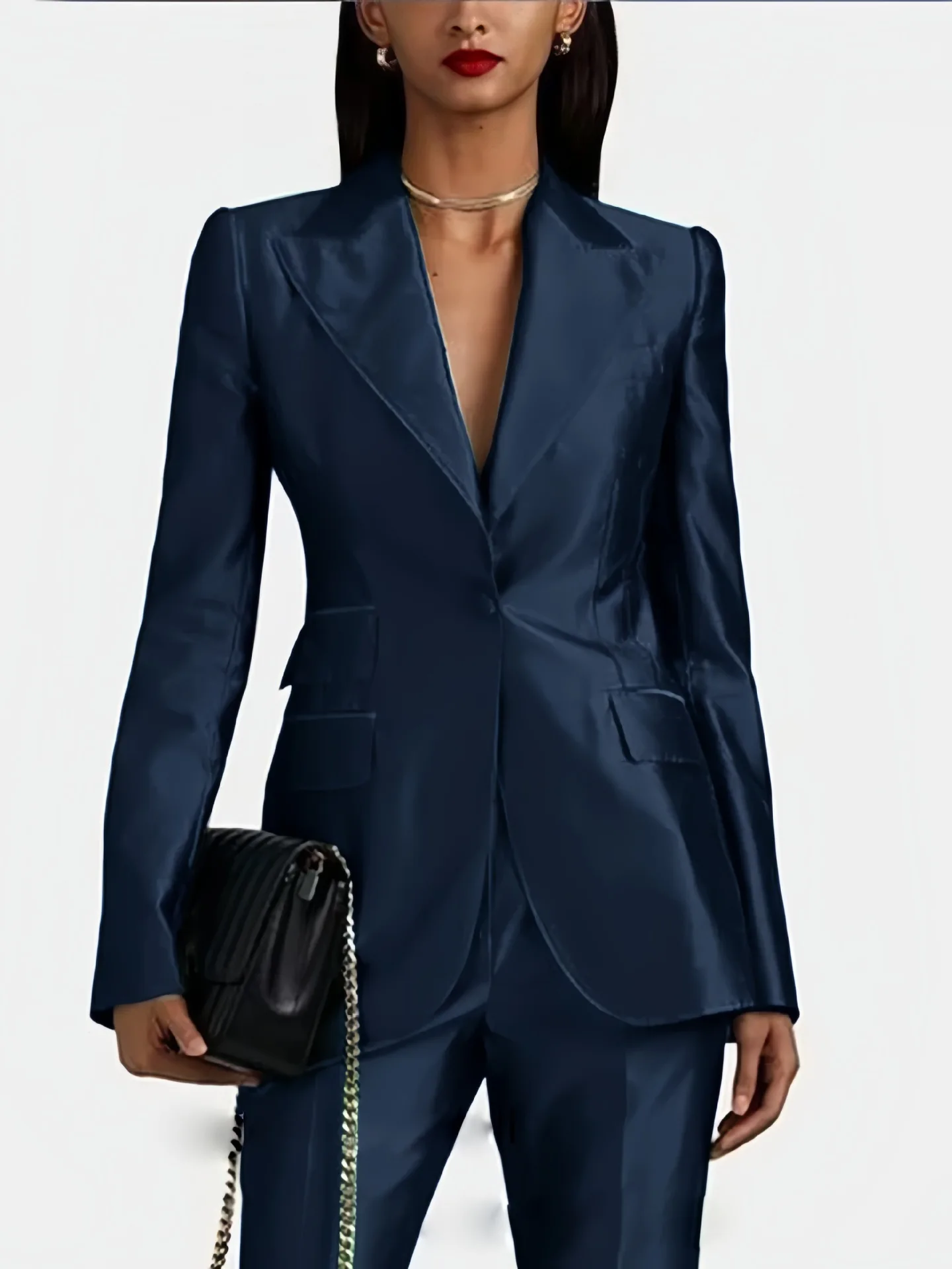 

Graceful Satin slim-fit casual dinner suit two-piece suit for men,High Quality 2-piece Men's Suit ( Blazer+Pants ).Party Gowns