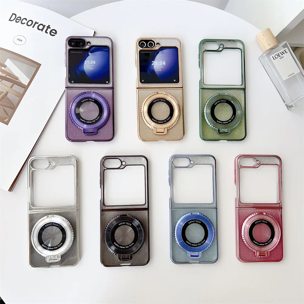 Магнитный складной чехол-подставка для Samsung Z Flip 6 Magsafe 5 4 3