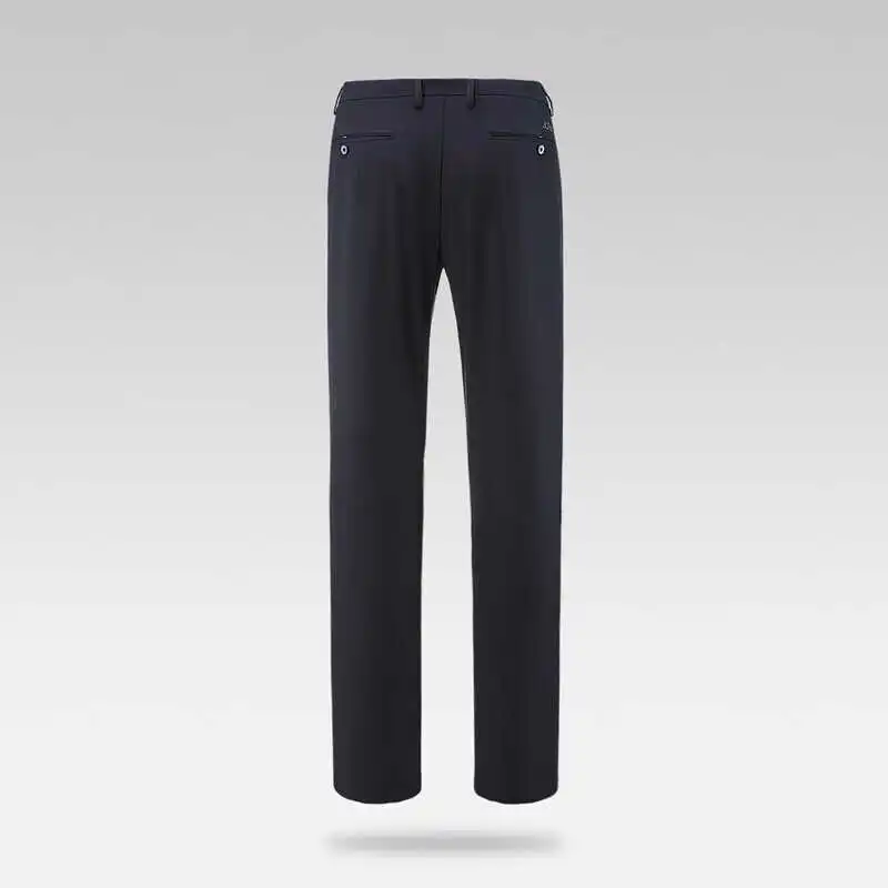 Business Casual Pants Comfortable Six-Dimensional Elastic Smooth Stylish Summer New Year Straight Leg Pants Fashion Urban Youth
