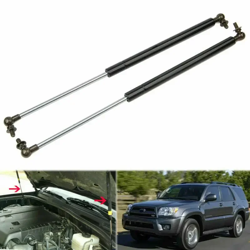 2PCS Front Engine Bonnet Hood Lift Support Gas Strut Shock Spring Bar For Toyota 4 Runner Lexus GX470 2003-2009 Car Accessories