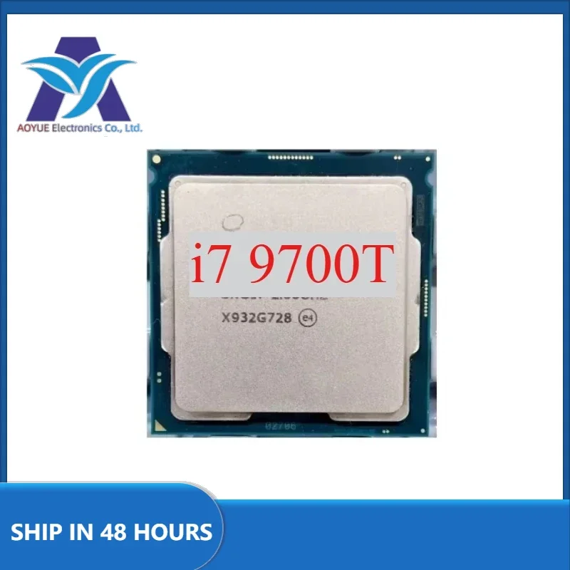 1pcs/lot Intel Core I7-9700T i7 9700T 2.0GHz 8-Core 8-Thread CPU  Desktop LGA 1151 Used Test perfect