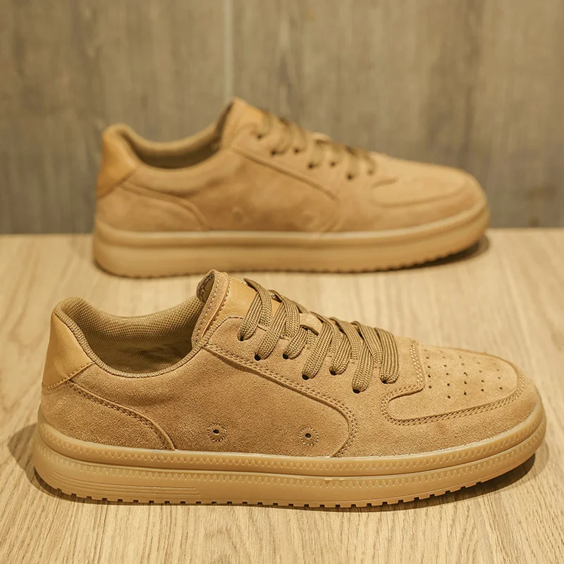 

2025 Spring New Rubber-Plastic Sole Casual Board Sneakers for Outdoor Sports - Comfortable, Soft, Slip-Resistant, Durable, and T