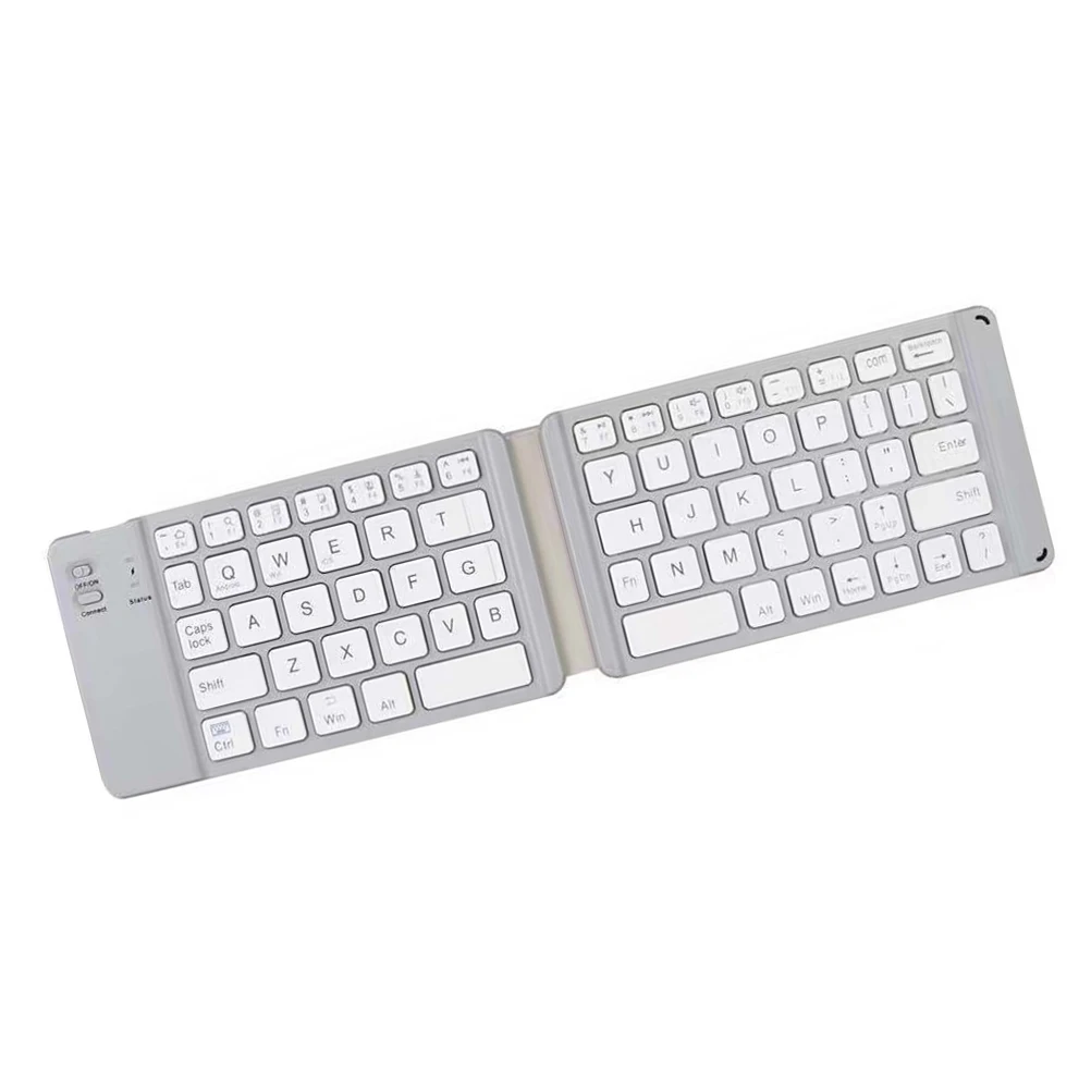 

67-Key Keyboard Slim Foldable Wireless Keyboard Compatible with Ios Devices Portable for Mobile Tablet Notebook