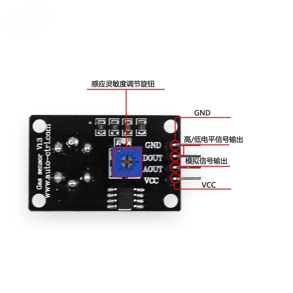 TGS822 Alcohol Sensor Ethanol Sensor Module