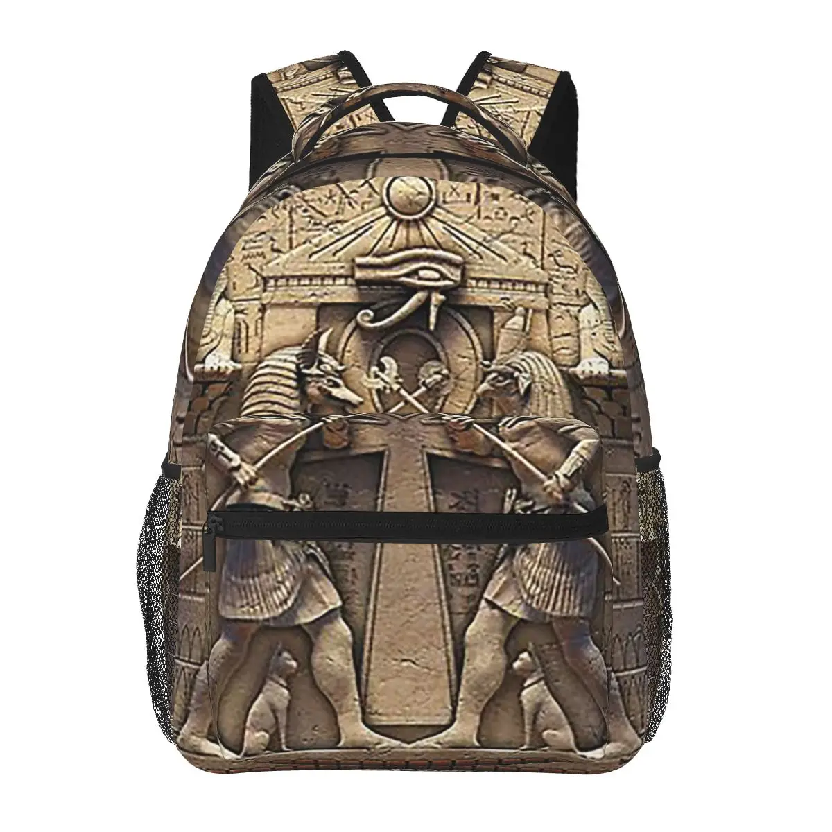 

Egyptian Gods And Pharaohs Backpacks Boys Girls Bookbag Students School Bags Cartoon Kids Rucksack Shoulder Bag Large Capacity