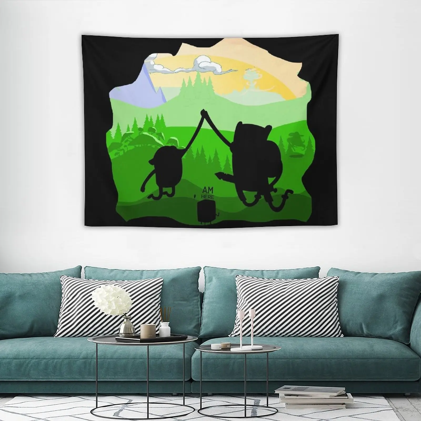 

adventure time fanart Tapestry Things To Decorate The Room Cute Room Decor Cute Room Things Bed Decoration Tapestry