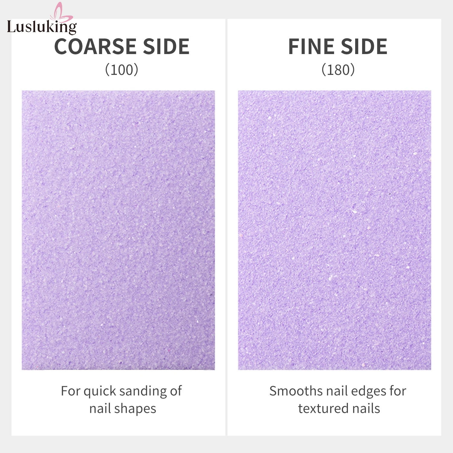 ชุดตะไบเล็บ 20 ชิ้น รูปหัวใจขนาดเล็ก สำหรับทำเล็บมือและเล็บเท้า พร้อมดีไซน์สวยงาม