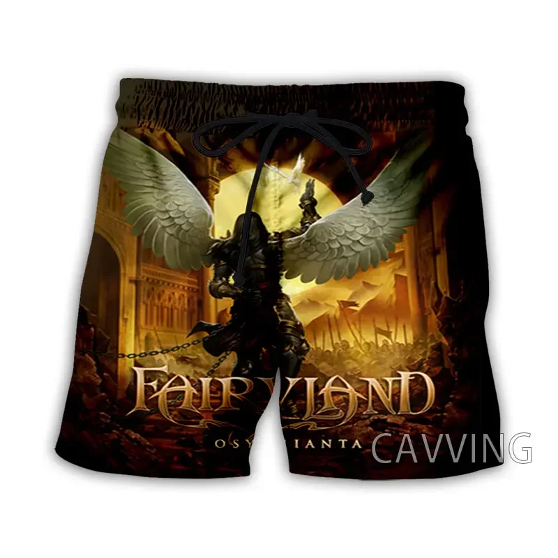 CAVVING 3D Printed  Fairyland Band  Summer Beach Shorts Streetwear Quick Dry Casual Shorts Sweat Shorts for Women/men