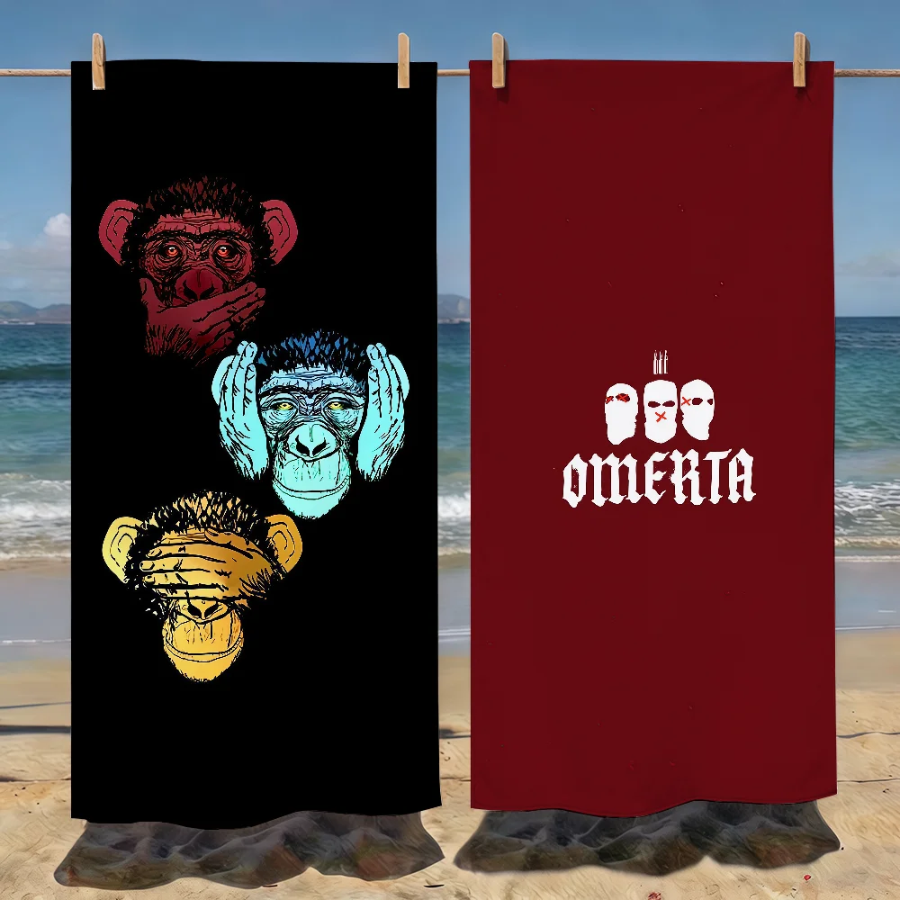 Band O-Omerta 47 Towel Soft Pool Gift For Travel Gym Shower Camping Quick Dry Sports Beach Towels