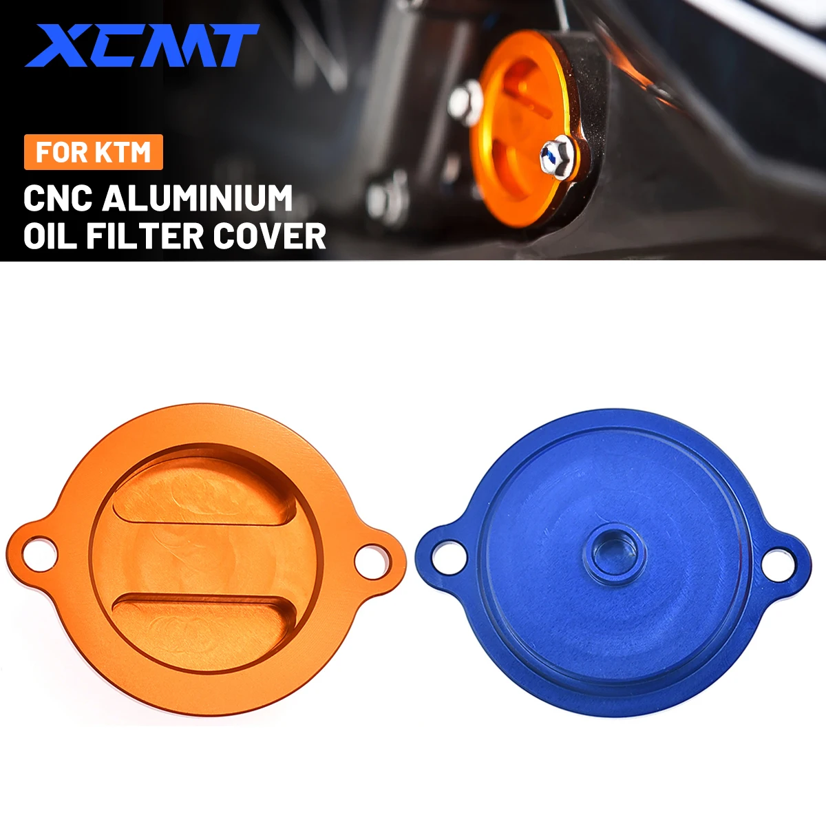 CNC Aluminum Oil Filter Cover Cap For KTM 450 500 EXC SXF 690 790 990 1050 1190 1290 SMC ENDURO Aadventure Duke RC 125 200 390