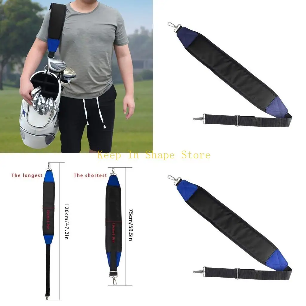 

U1JC Adjustable Strap Golf Backpack Strap Replacement with Metal Hooks Shoulder Strap