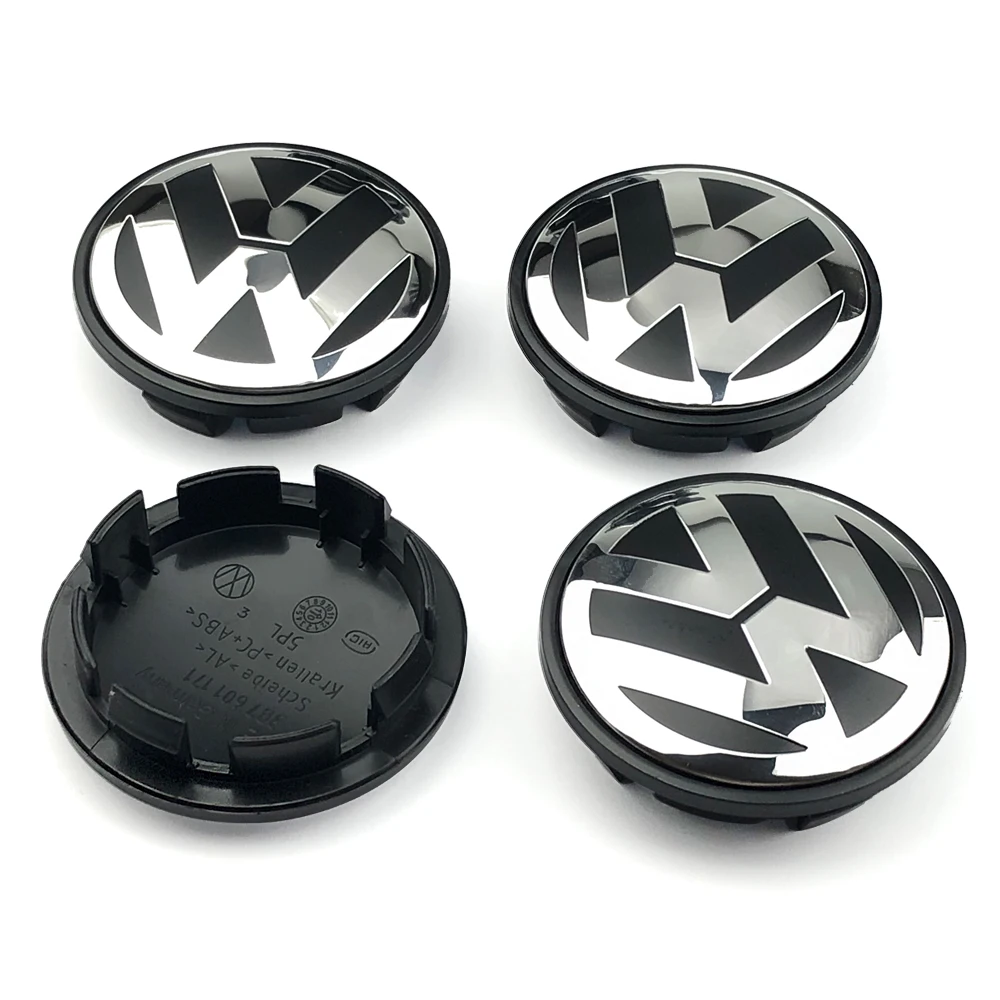 4pcs 55mm 56mm 65mm 70mm 76mm Car Wheel Center Caps Hubcap Cover for VW Volkswagen Jetta MK5 Golf Passat styling 3B7601171