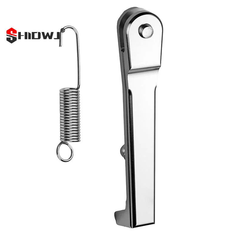 1 Set Aluminum Alloy Edge Bracket Wear-resistant Motorcycle Side Bracket Short CNC Single-sided Foot Brace