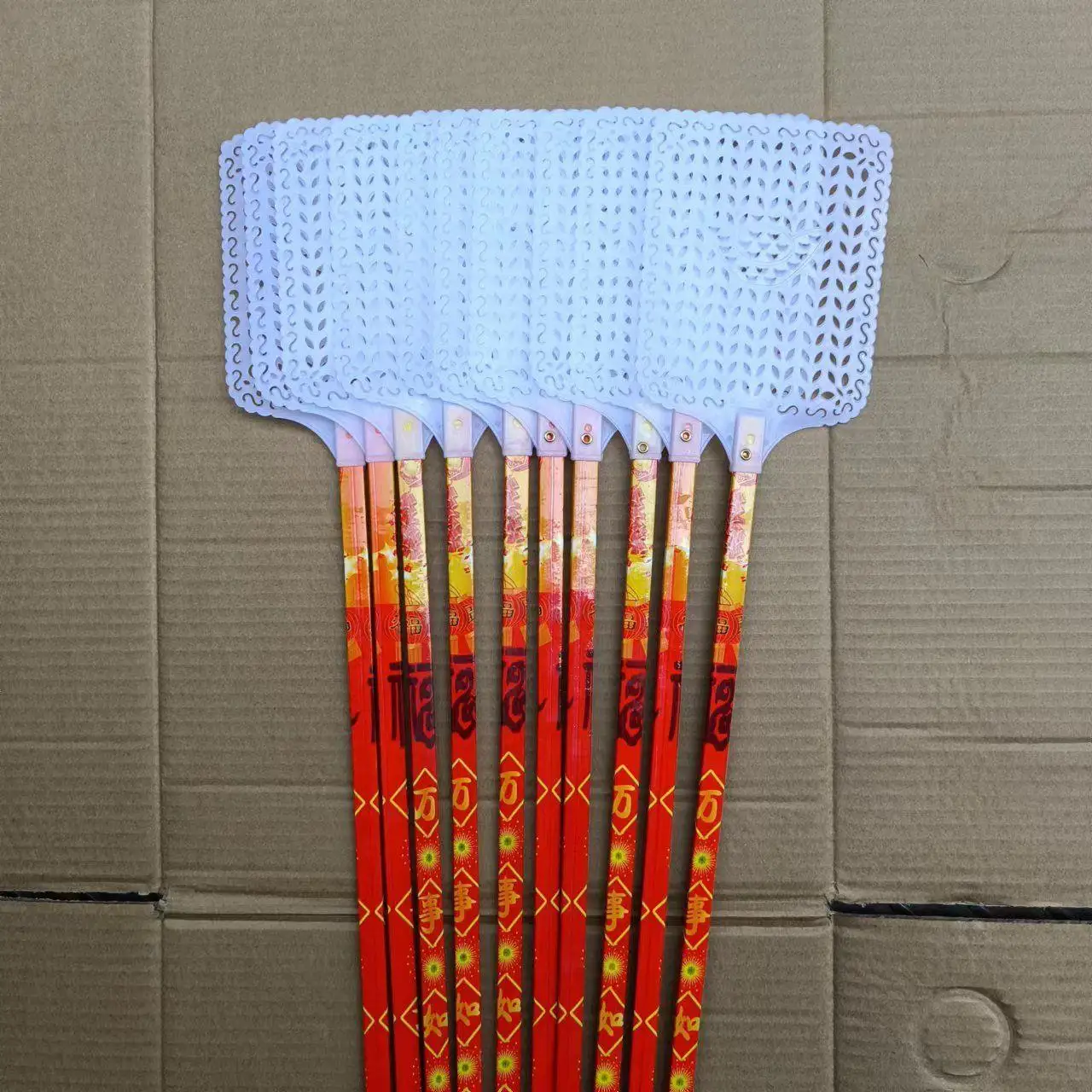 

Extra Large Plastic Fly Swatter Beef Tendon Can't Break Beef Tendon Fly Swatter Bamboo Fly Swatter Home Use Insect Control