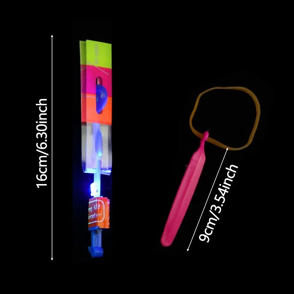 4 STKS Nieuwe Geschenken Outdoor LED Sling Heli Kous Filler Voor Kid Kinderen LED Light Up Speelgoed Nachtspel Speelgoed