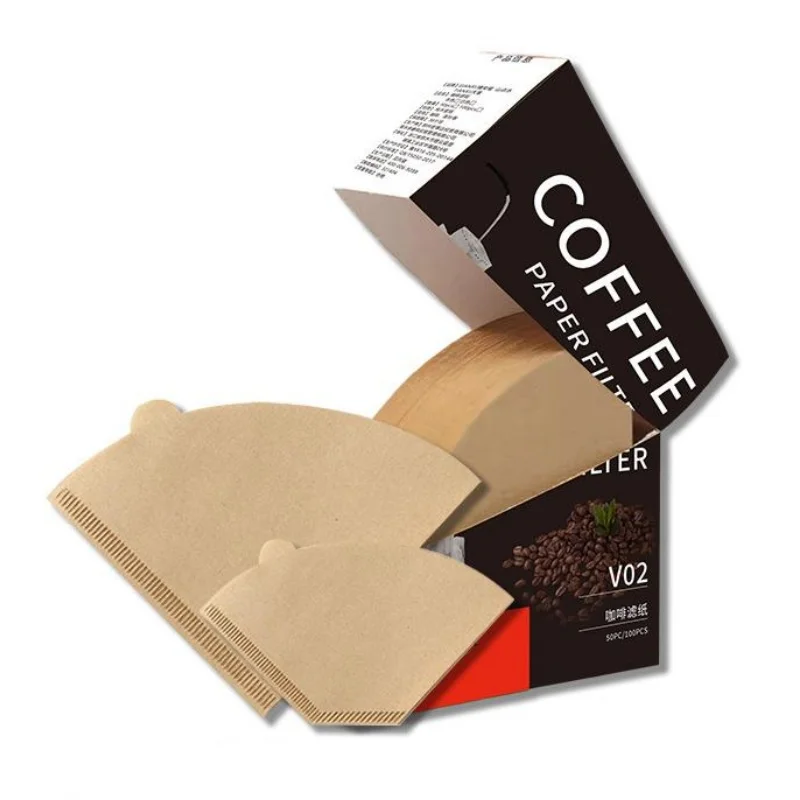 

Coffee Filters, Size 02 Cone Filters, Disposable Natural Paper Filters 2-4 Cup, 2 Cone For Pour Over and Drip Coffee Maker