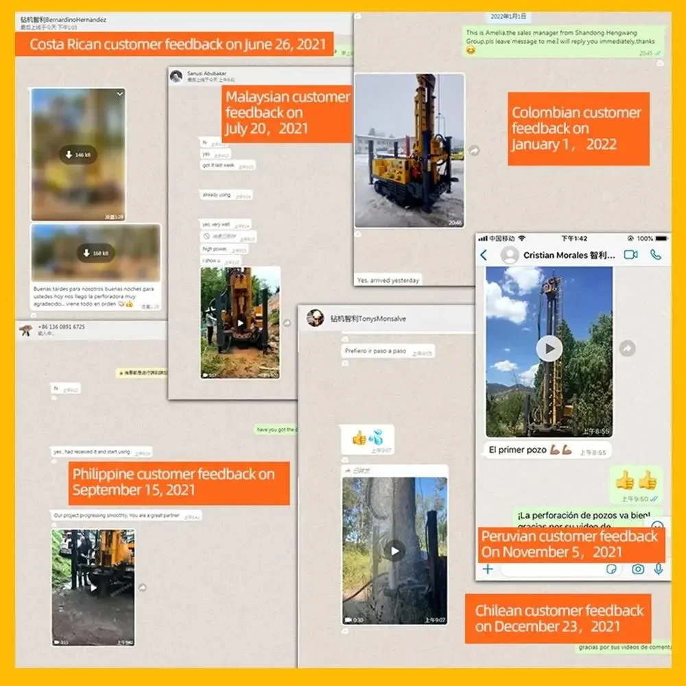 YUGONG 100-300m Deep Farm Borehole Water Well Drilling Rig Machine for Sale