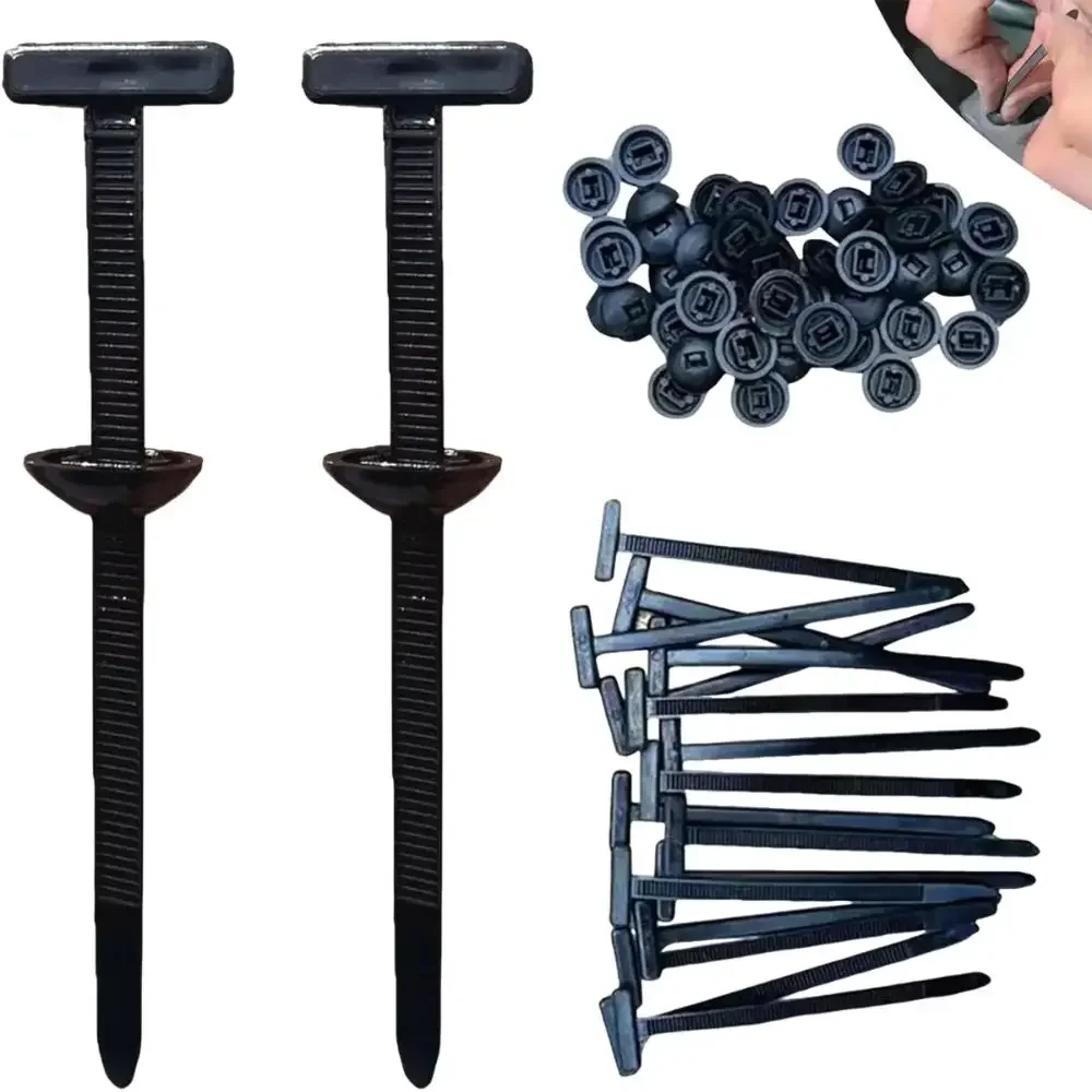20/50/100Pcs Heavy Duty Nylon Universal Cable Tie Buckle Durable Multi Purpose Self-locking Zip Ties Adjustable Lightweight
