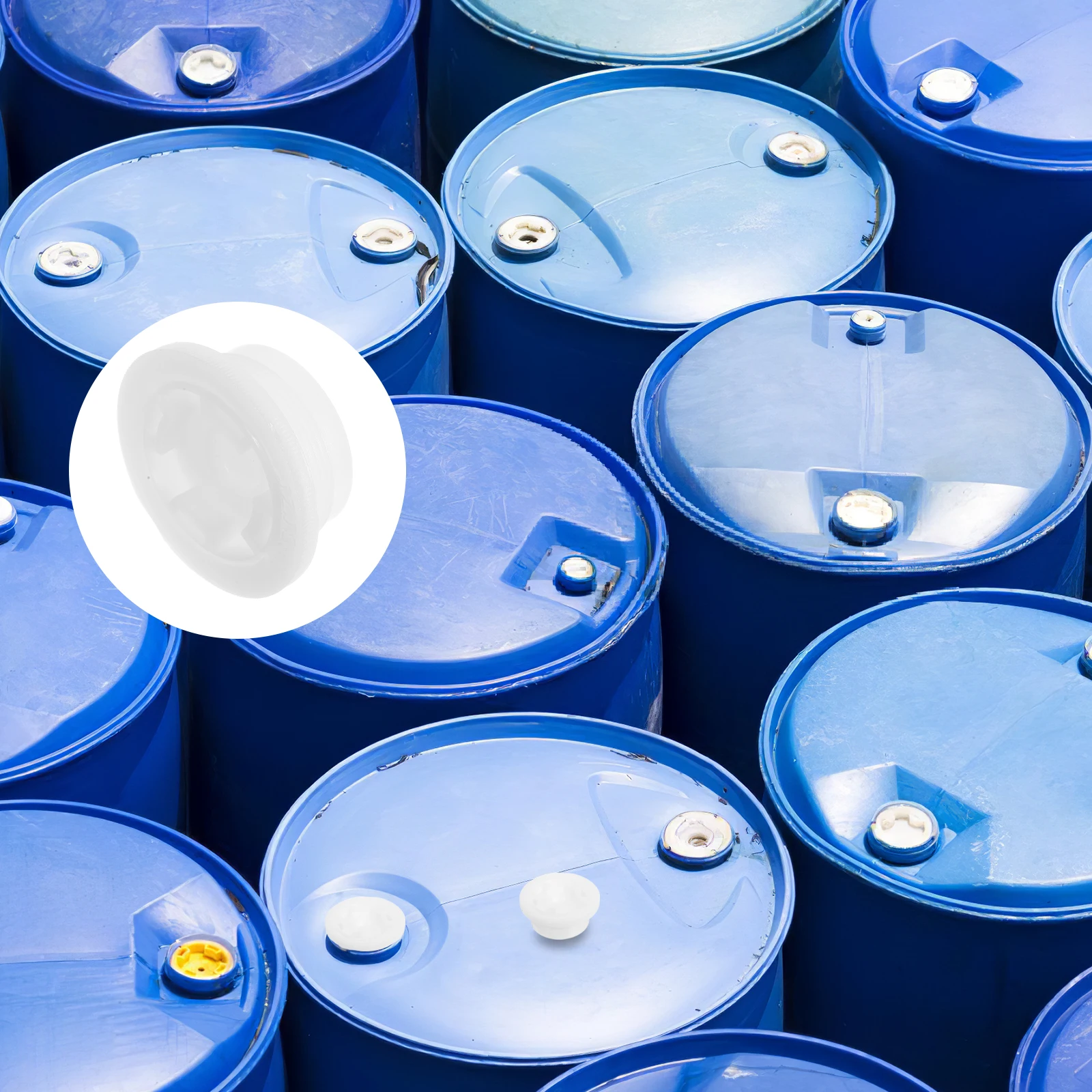 8 Pcs Chemical Barrel Cover Drum Bung Cap Lids Water Plug Plastic Caps Gallon