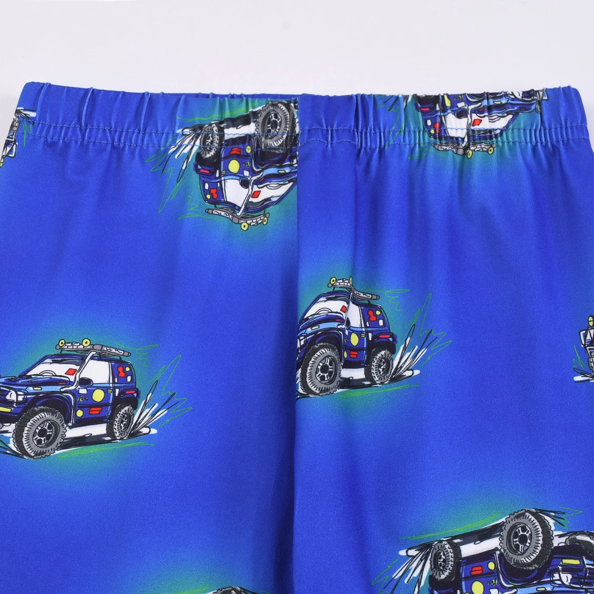 Milchseide Cartoon Berg Auto Junge Langarm-Oberteil und Lange Hose Pyjama-Set, Geeignet für Jungen im Alter von 3 bis 8 Jahren – Detail 5