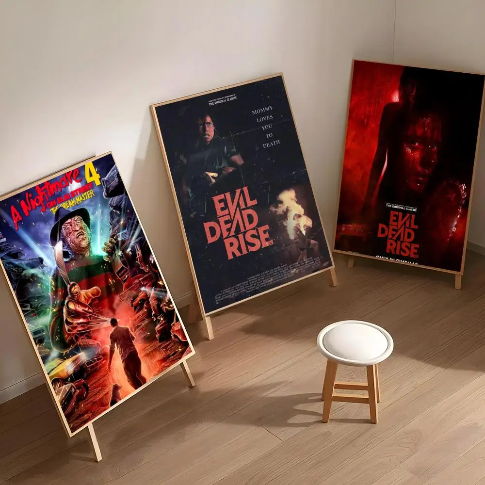 アート A ナイトメア・オン・エルム・ストリート ポスター 取り付け簡単 自己粘着式 HD ウォールデコレーション 防水 耐引裂性 ホーム 寝室用