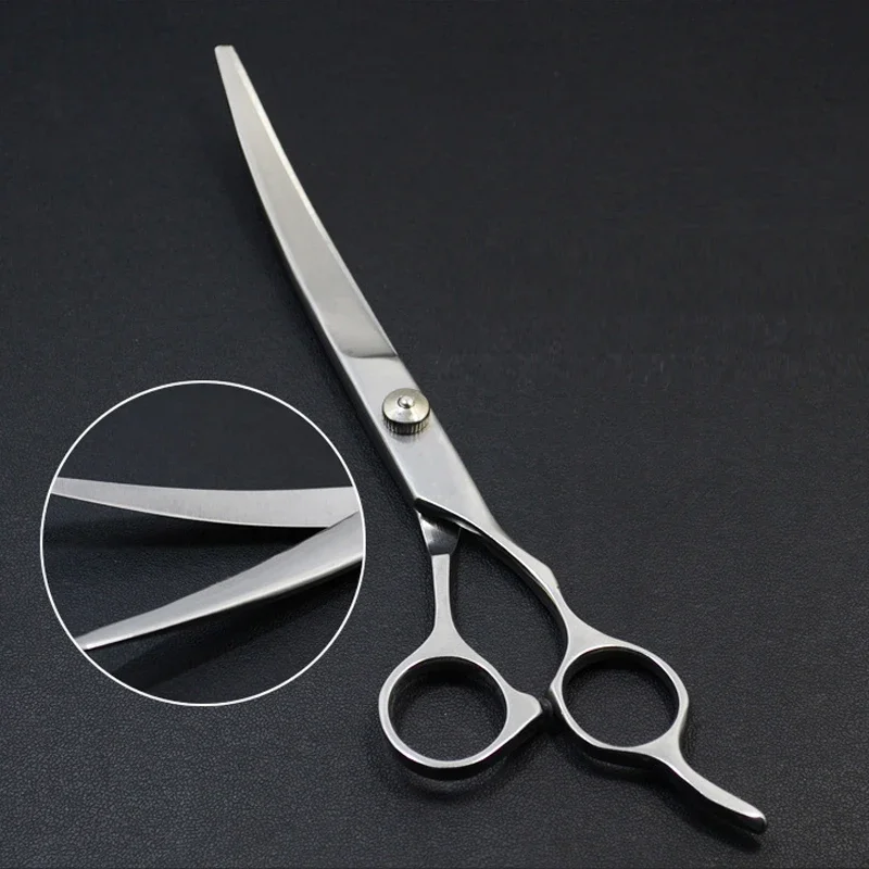 Pet Grooming Scissors Dog Hair Tool Set Professional Trimming Scissors Bent Scissors  Haircutting Pet Clippers