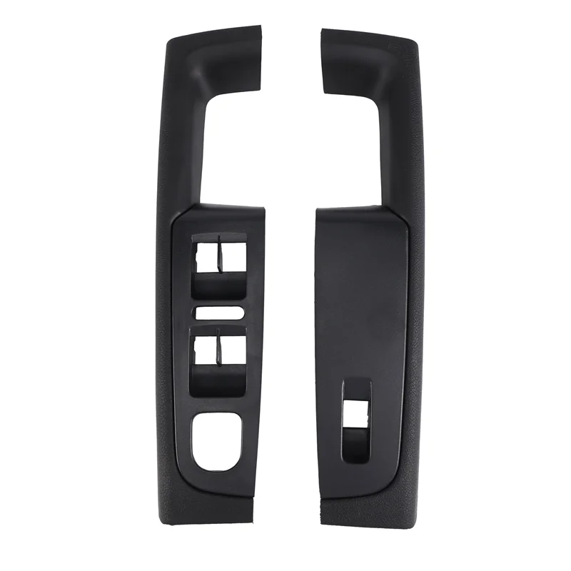 

A10E-For Skoda Superb Door Handle Front Left And Right Door Armrest Box Inner Handle Frame, The Lifter Switch Box Black