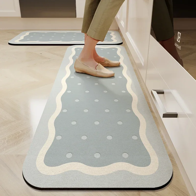 

Absorbent Diatom Mud Floor Mat, Non-Slip Area Rug, Cartoon Carpet, Quick Drying, Kitchen, Home Decoration