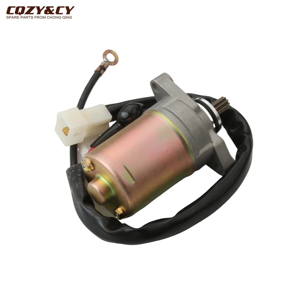 Scooter 9 Teeth Electric Starter Motor For Yamaha  Jog 90 CY90 4DM 3WF-81800-00 1PE40QMB 1E40QMA QMB 2T Engine Parts