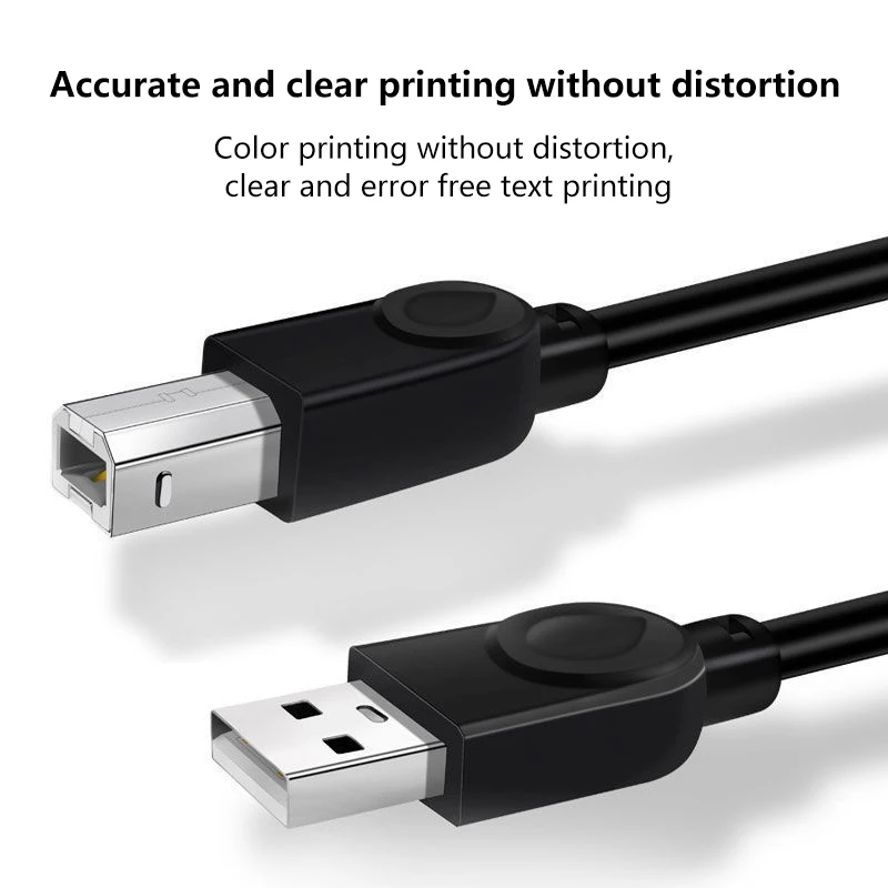 1.5/3/5M USB Printer Cable USB Type A To B Male To Male For  Label Printer DAC USB Printe USB 2.0 Printer Cable