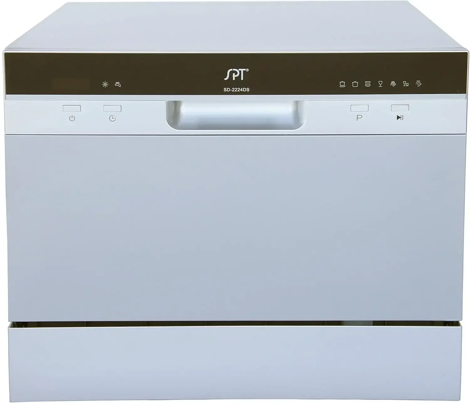 SPT SD-2224DS ENERGY STAR Compact Countertop Dishwasher with Delay Start - Portable Dishwasher with Stainless Steel