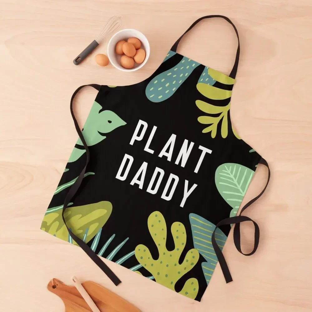 

Plant daddy Apron Kids Kitchen Women man chef uniform barber uniform Apron