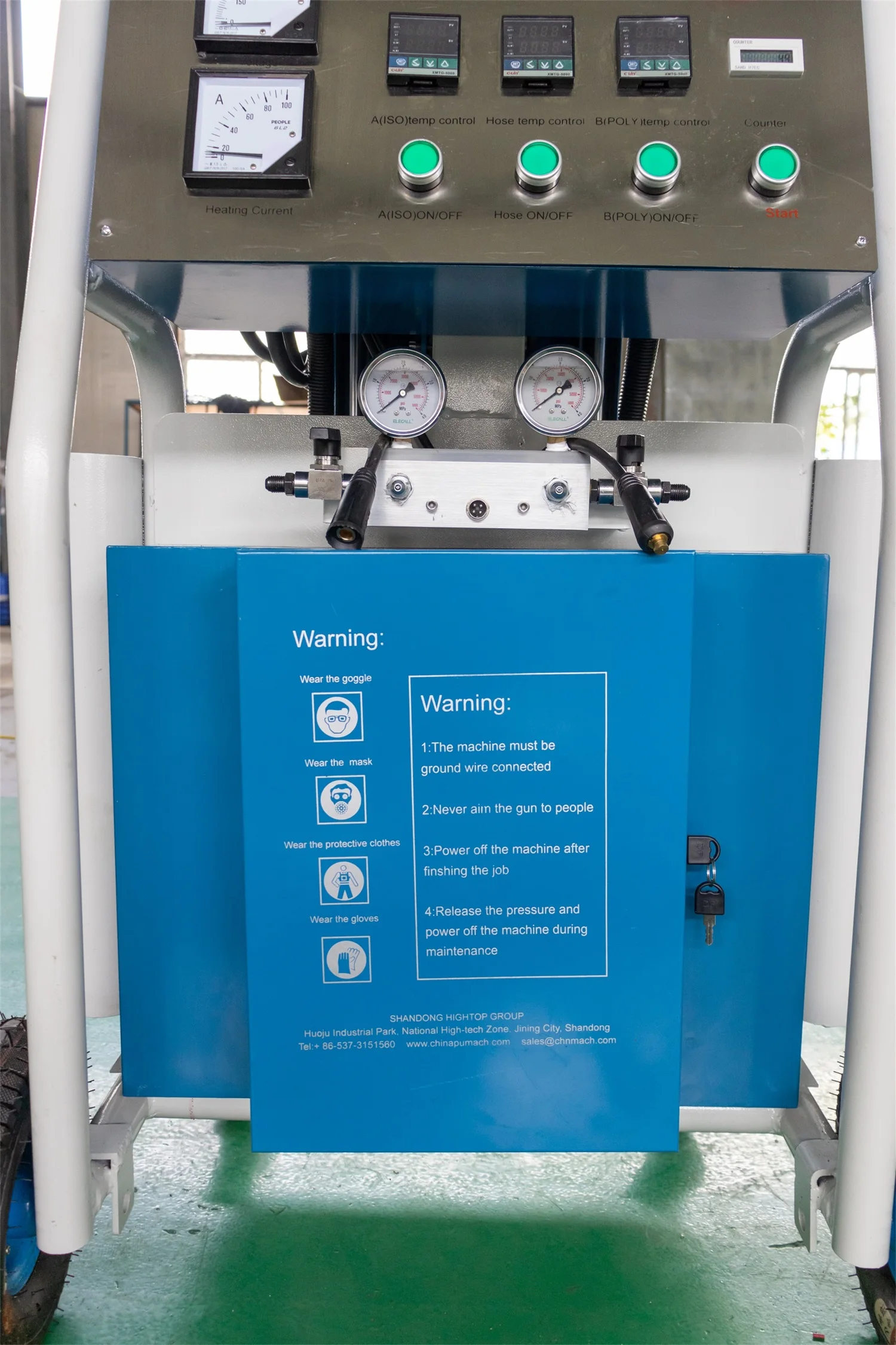 Injection Foam Spray Machine Big Area Industrial Pneumatic Driven Polyurea Used For Waterproofing And Stain Prevention
