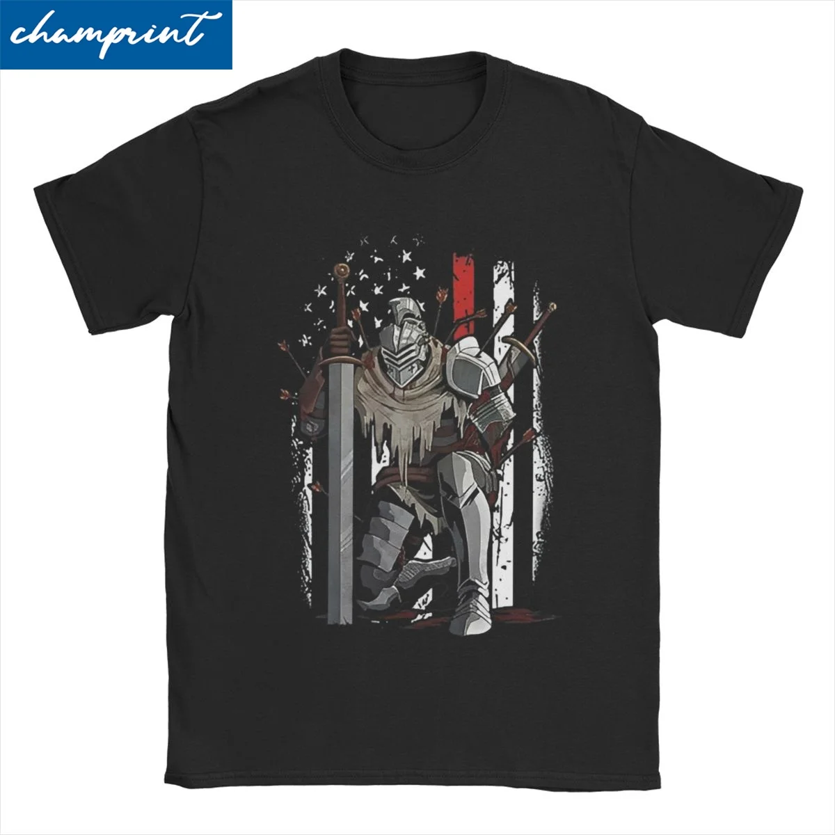 الرجال تي شيرت الشيطان رأي مع رأسي أسفل وفكر الجدة القطن الخالص تيز قصيرة الأكمام تي شيرت طاقم الرقبة الملابس