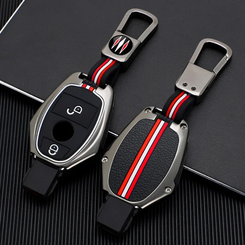 

Car key case cover key bag for Mercedes Benz a b c S Class AMG GLA CLA GLC W176 W221 W204 W205 accessories holder shell keychain